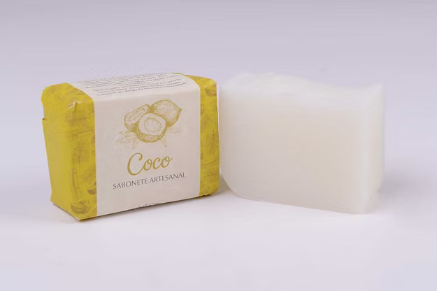 Sabonete Artesanal de Óleo de Coco
