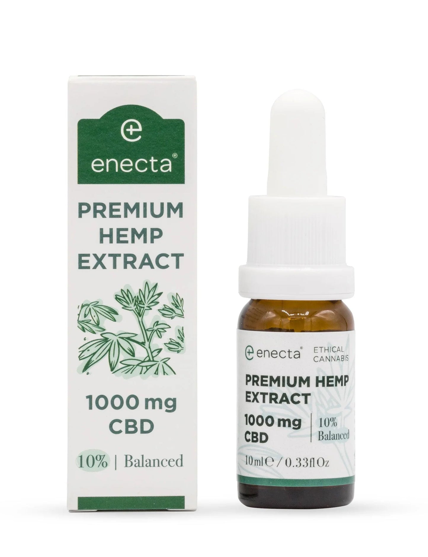 Enecta Premium Hemp oil 10% CBD 1000mg (10ml)