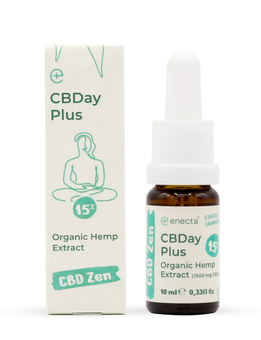 CBDay Plus full-spectrum CBD oil - 15% - 10 ml