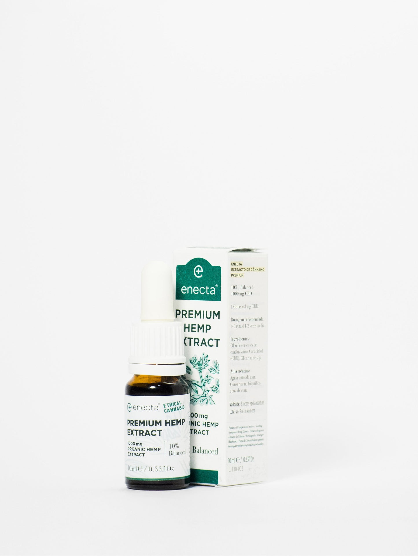 Extrato de Cânhamo Enecta Premium 10% (1000 mg - 10 ml)