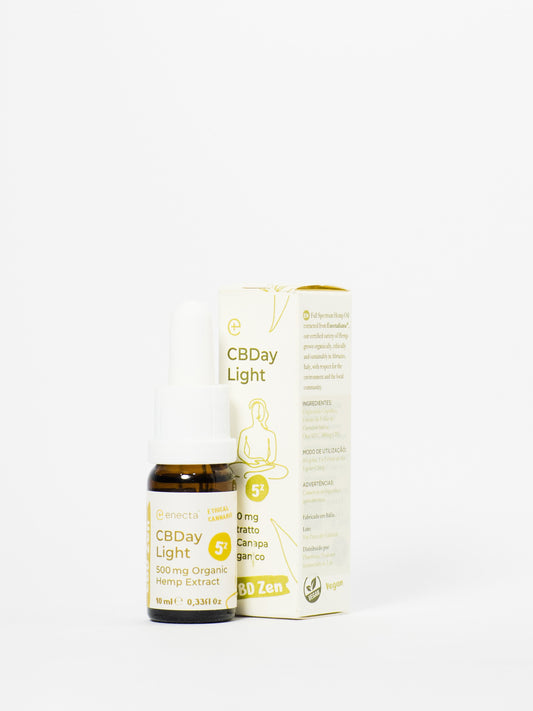 CBDay Light 5% · Óleo CBD de espectro completo 500 mg (10 ml)