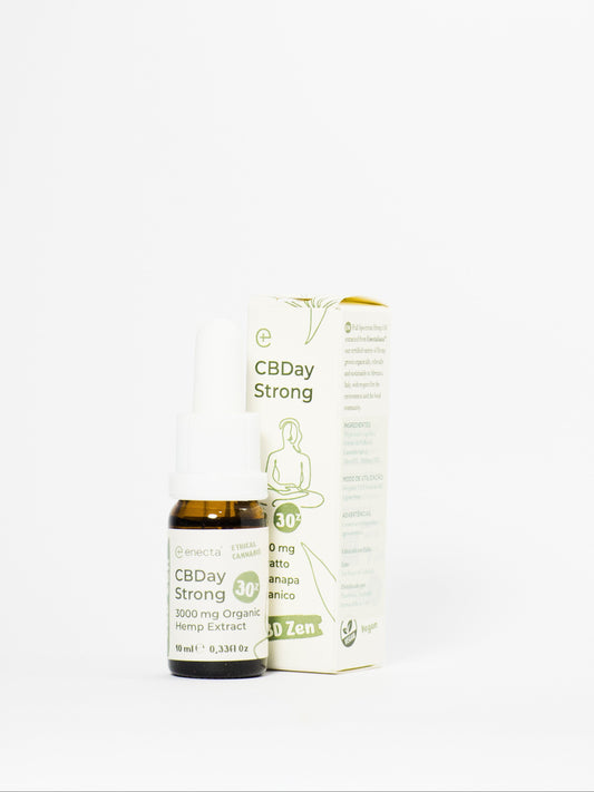 CBDay Strong 30% · Óleo CBD de espectro completo 3000 mg (10 ml)