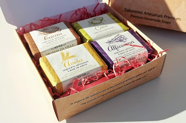 Caixa Oferta Linha Tradicional – 4 Sabonetes Artesanais