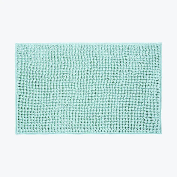 Chenille Bobble Bath Mat - Super Soft Microfibre & Non-Slip