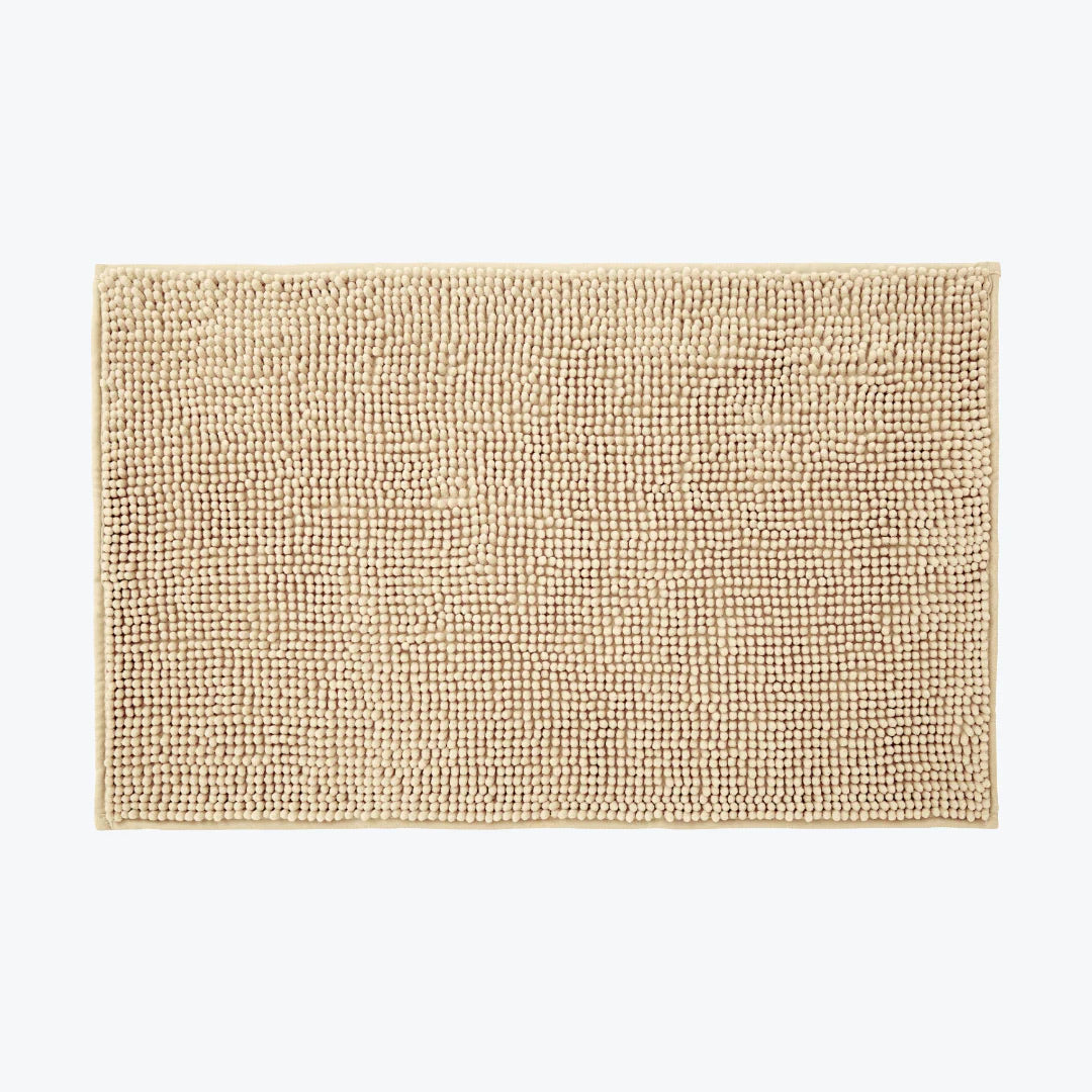 Chenille Bobble Bath Mat - Super Soft Microfibre & Non-Slip