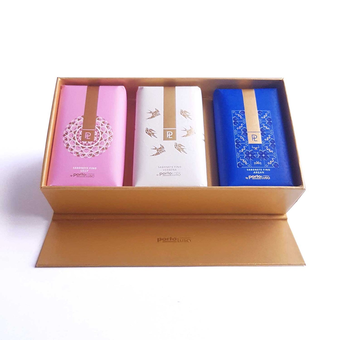 Sabonete - Caixa de Presente Dourada (PortoLuso)