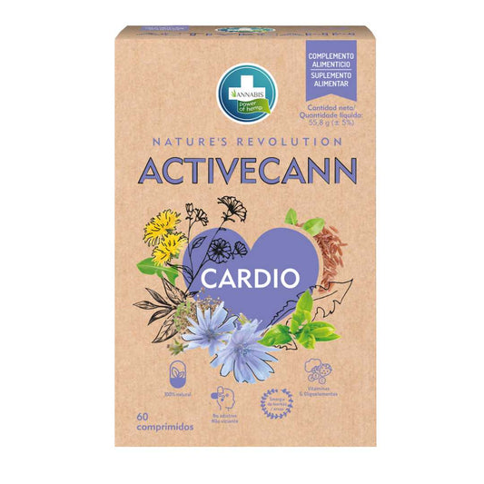 ACTIVECANN Cardio – Food supplement for a healthy heart – 60 tablets