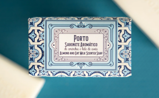 Sabonete Aromático de Amêndoa e Leite de Aveia - Coleção Lugares de Portugal