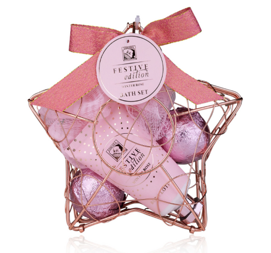 Festive Floral Bath Indulgence Gift Set