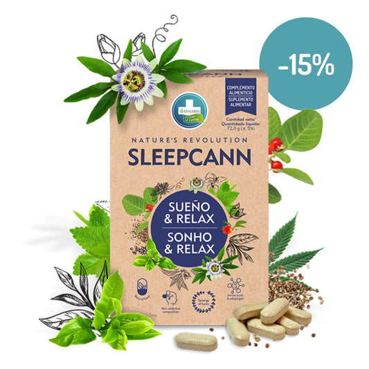 SLEEPCANN – Sleep and Relax – Natural tablets 60 tablets.