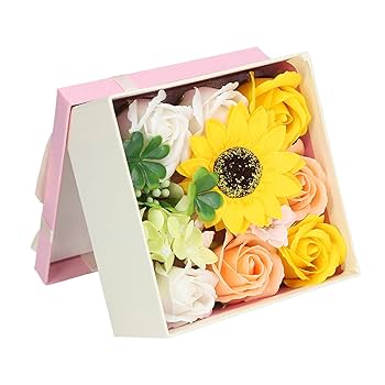 Caixa Oferta com Sabonete Girassol e Rosa